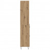 Highboard 2 pcs Dąb rzemieślniczy Materiał drewnopochodny