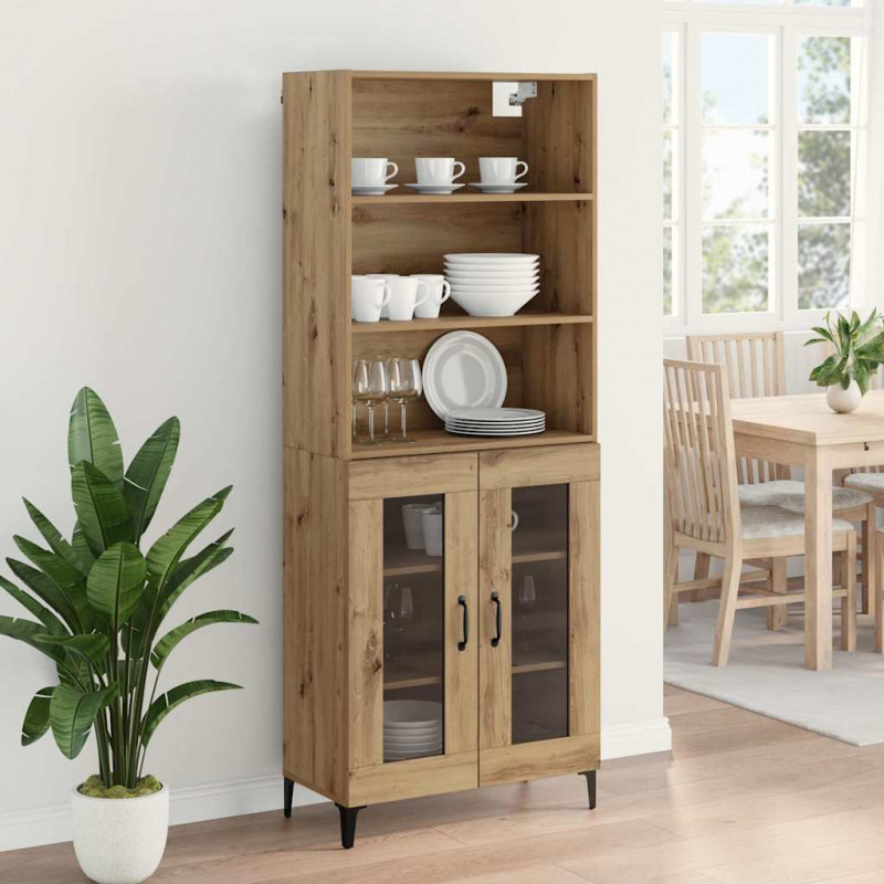 Highboard Dąb rzemieślniczy 69,5 x 34 x 180 cm