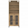 Highboard Dąb rzemieślniczy 69,5 x 34 x 180 cm