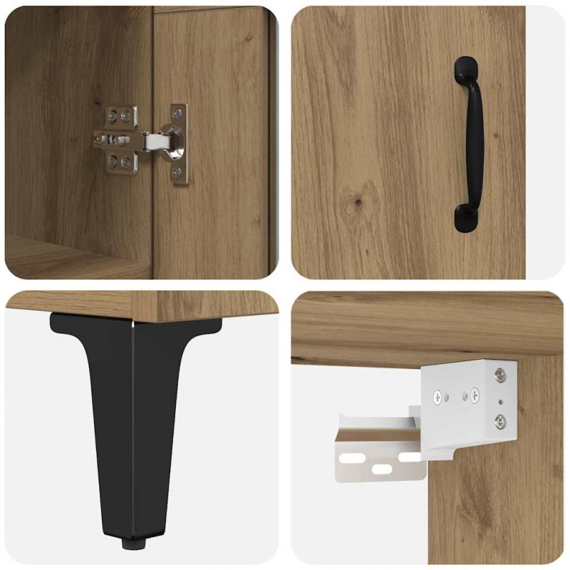 Highboard Dąb rzemieślniczy 69,5 x 34 x 180 cm