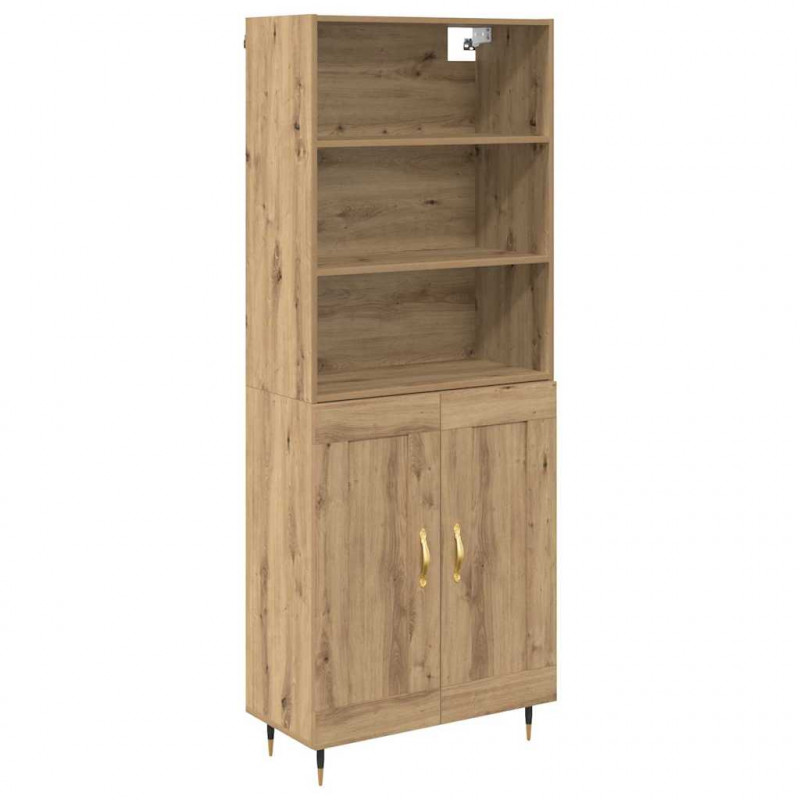 Highboard Dąb rzemieślniczy 69,5 x 34 x 180 cm