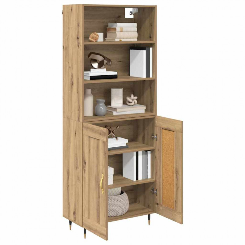 Highboard Dąb rzemieślniczy 69,5 x 34 x 180 cm