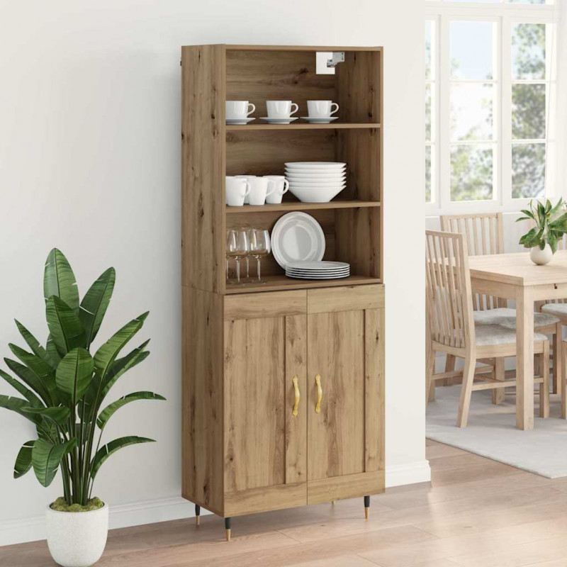 Highboard Dąb rzemieślniczy 69,5 x 34 x 180 cm