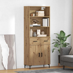 Highboard z szufladą Dąb rzemieślniczy 69,5 x 34 x 180 cm