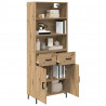 Highboard z szufladą Dąb rzemieślniczy 69,5 x 34 x 180 cm