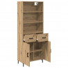 Highboard z szufladą Dąb rzemieślniczy 69,5 x 34 x 180 cm
