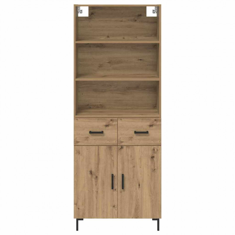 Highboard z szufladą Dąb rzemieślniczy 69,5 x 34 x 180 cm