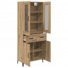 Highboard z szufladą Dąb rzemieślniczy 69,5 x 34 x 180 cm