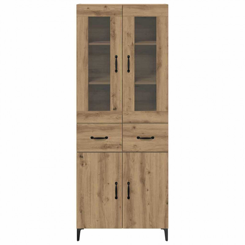 Highboard z szufladą Dąb rzemieślniczy 69,5 x 34 x 180 cm