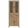 Highboard z szufladą Dąb rzemieślniczy 69,5 x 34 x 180 cm