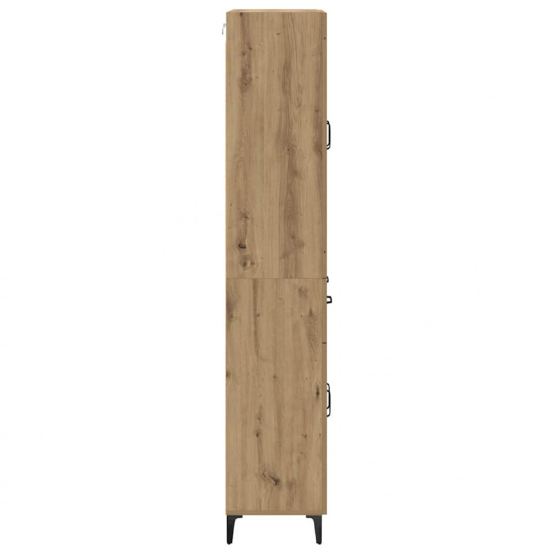 Highboard z szufladą Dąb rzemieślniczy 69,5 x 34 x 180 cm