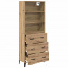Highboard z szufladą Dąb rzemieślniczy 69,5 x 34 x 180 cm
