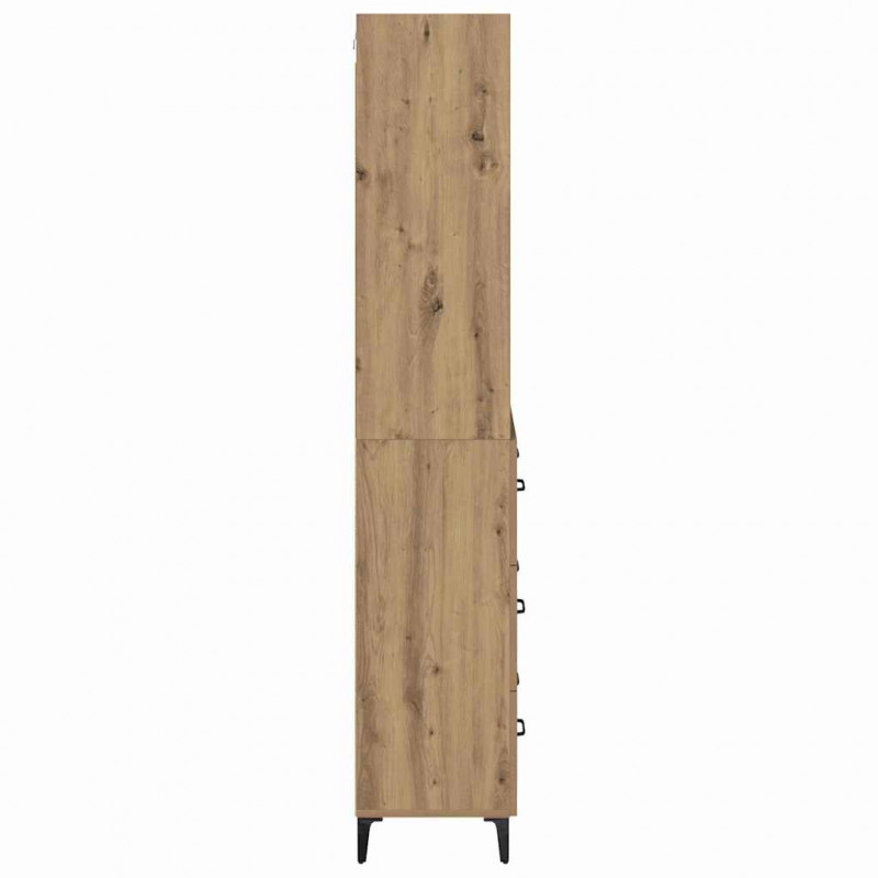 Highboard z szufladą Dąb rzemieślniczy 69,5 x 34 x 180 cm
