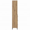 Highboard z szufladą Dąb rzemieślniczy 69,5 x 34 x 180 cm