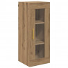 Highboard 2 pcs Dąb rzemieślniczy Szkło