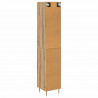 Highboard 2 pcs Dąb rzemieślniczy Szkło