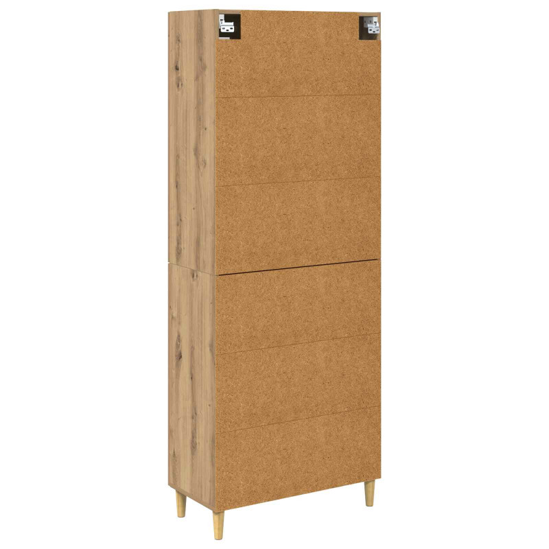 Highboard Dąb rzemieślniczy 69,5 x 34 x 180 cm
