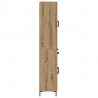 Highboard 2 pcs Dąb rzemieślniczy Materiał drewnopochodny