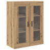 Highboard 2 pcs Dąb rzemieślniczy Materiał drewnopochodny