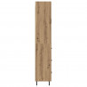 Highboard 2 pcs Dąb rzemieślniczy Materiał drewnopochodny