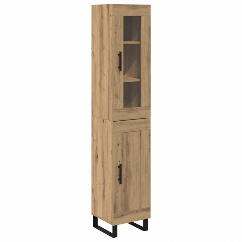 Highboard Dąb rzemieślniczy 34,5 x 34 x 180 cm