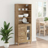 Highboard z szufladą Dąb rzemieślniczy 69,5 x 34 x 180 cm