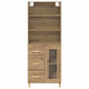 Highboard z szufladą Dąb rzemieślniczy 69,5 x 34 x 180 cm