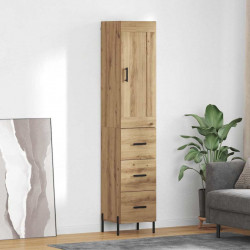 Highboard z szufladą Dąb rzemieślniczy 34,5 x 34 x 180 cm