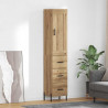Highboard z szufladą Dąb rzemieślniczy 34,5 x 34 x 180 cm