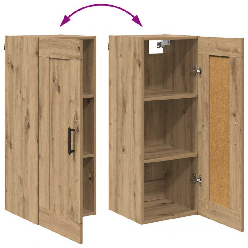 Highboard z szufladą Dąb rzemieślniczy 34,5 x 34 x 180 cm