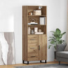 Highboard z szufladą Dąb rzemieślniczy 69,5 x 34 x 180 cm