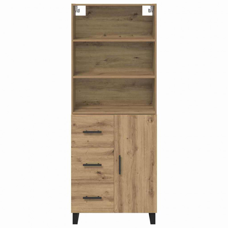 Highboard z szufladą Dąb rzemieślniczy 69,5 x 34 x 180 cm