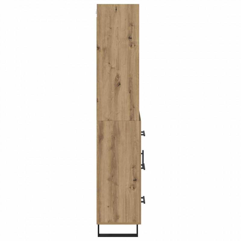 Highboard z szufladą Dąb rzemieślniczy 69,5 x 34 x 180 cm