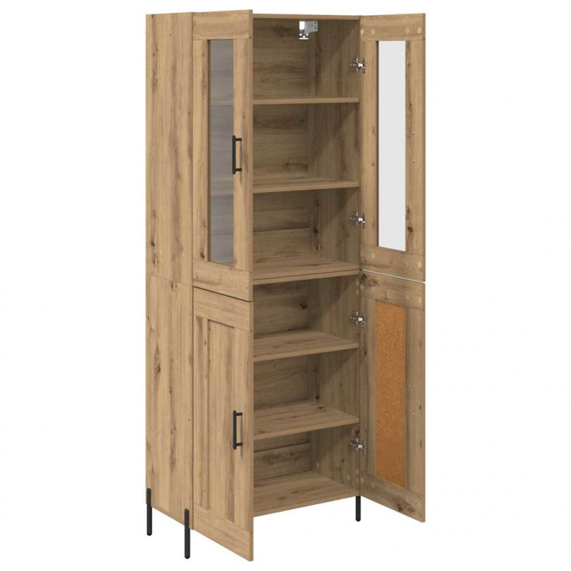 Highboard Dąb rzemieślniczy 69,5 x 34 x 180 cm