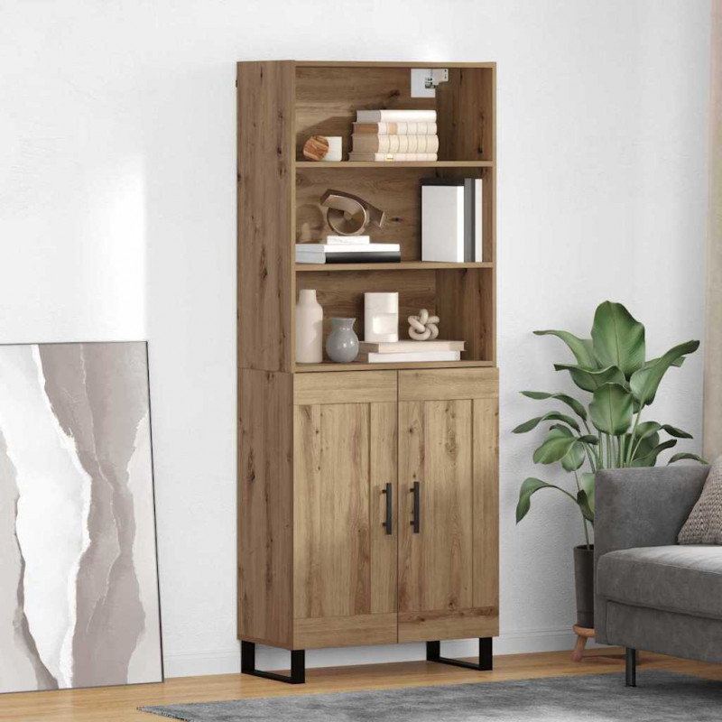 Highboard Dąb rzemieślniczy 69,5 x 34 x 180 cm