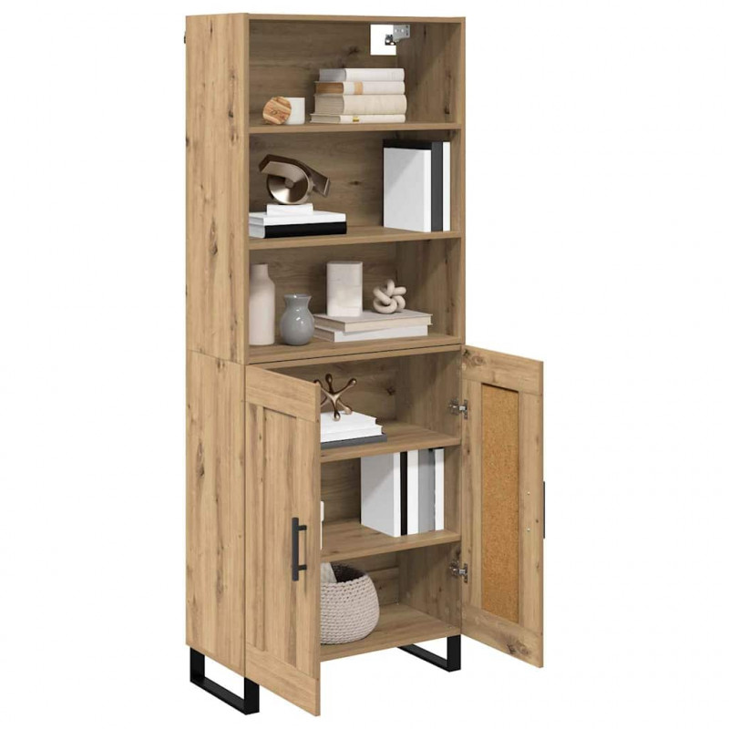 Highboard Dąb rzemieślniczy 69,5 x 34 x 180 cm