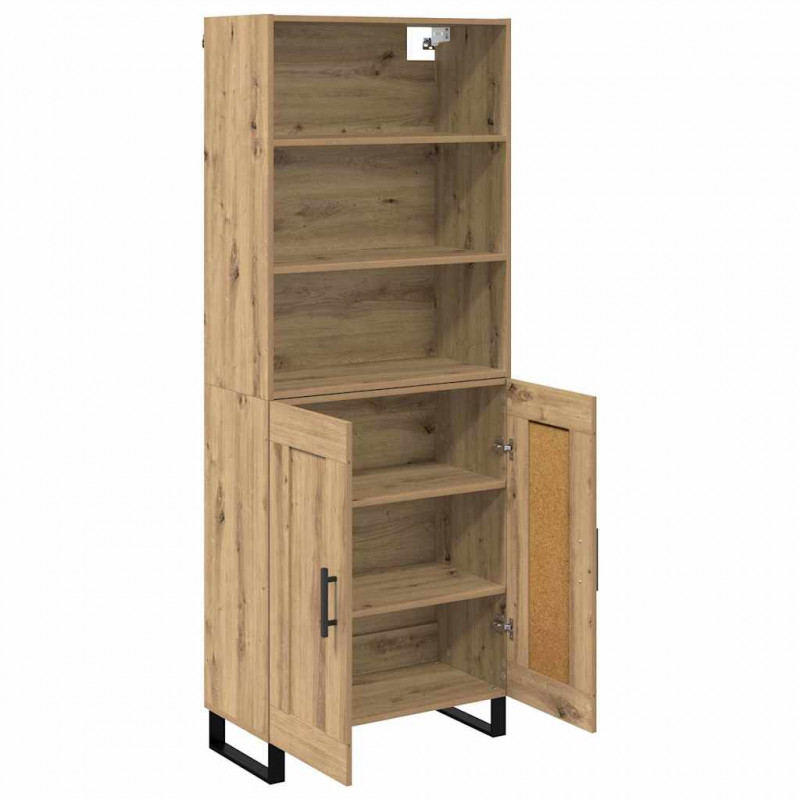 Highboard Dąb rzemieślniczy 69,5 x 34 x 180 cm