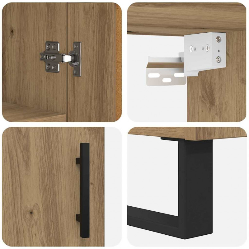 Highboard Dąb rzemieślniczy 69,5 x 34 x 180 cm