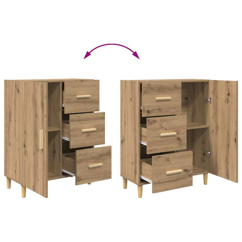 Highboard z szufladą Dąb rzemieślniczy 69,5 x 34 x 180 cm