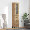 Highboard z szufladą Dąb rzemieślniczy 34,5 x 34 x 180 cm