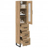 Highboard z szufladą Dąb rzemieślniczy 34,5 x 34 x 180 cm