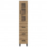 Highboard z szufladą Dąb rzemieślniczy 34,5 x 34 x 180 cm