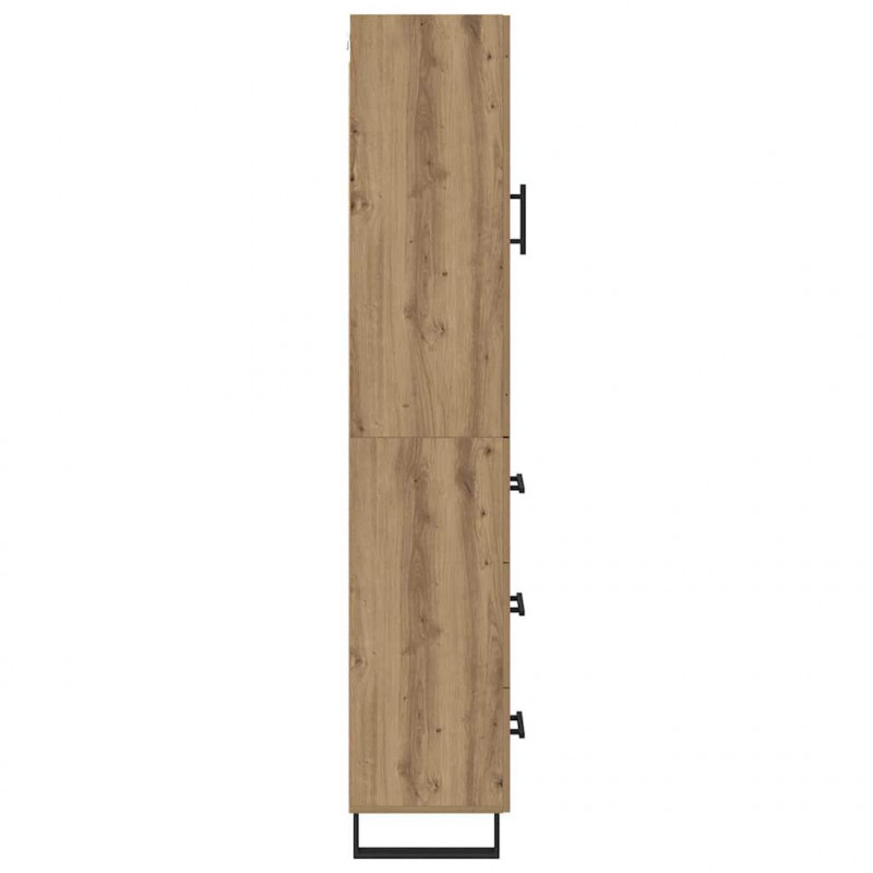 Highboard z szufladą Dąb rzemieślniczy 34,5 x 34 x 180 cm