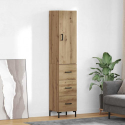 Highboard z szufladą Dąb rzemieślniczy 69,5 x 34 x 180 cm