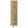 Highboard z szufladą Dąb rzemieślniczy 69,5 x 34 x 180 cm