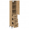 Highboard z szufladą Dąb rzemieślniczy 69,5 x 34 x 180 cm