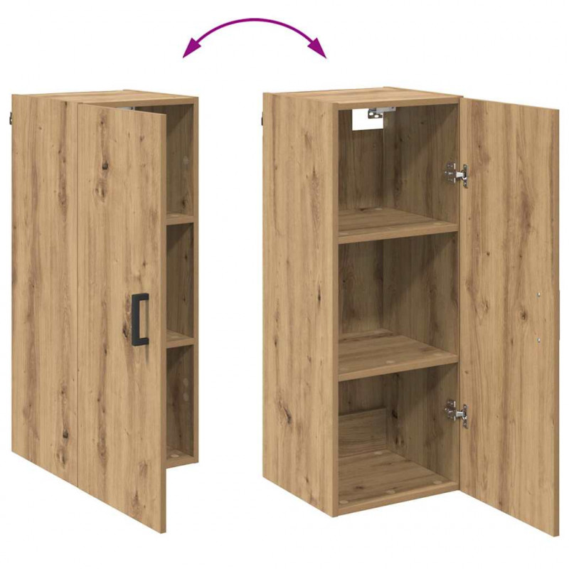 Highboard z szufladą Dąb rzemieślniczy 69,5 x 34 x 180 cm