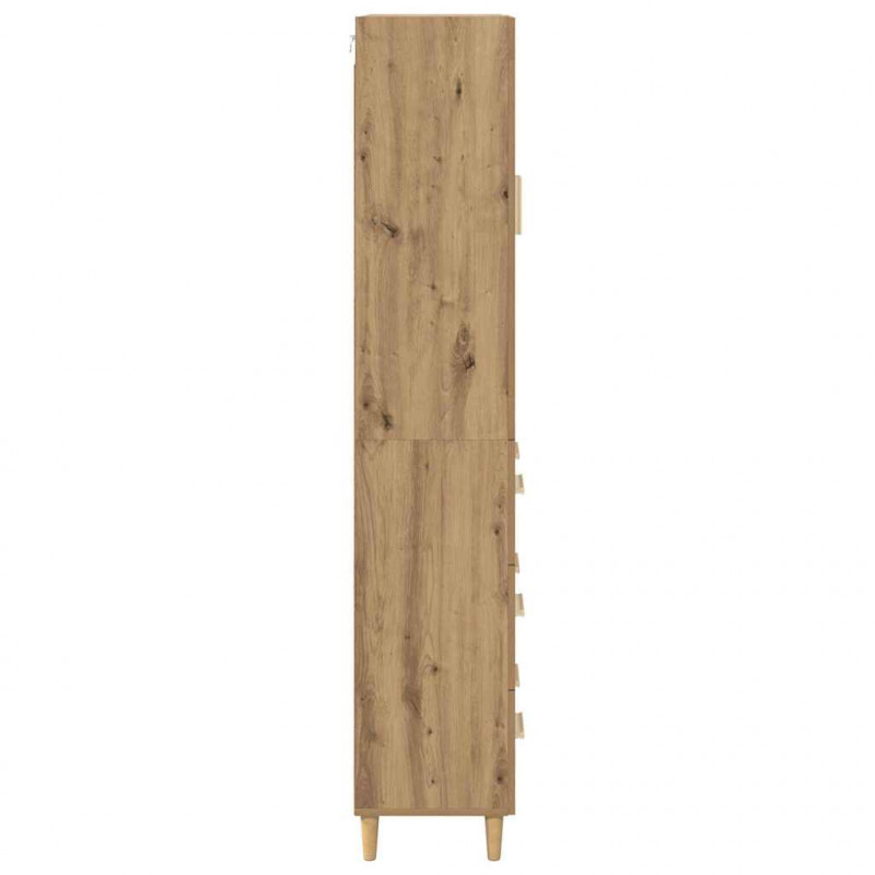Highboard z szufladą Dąb rzemieślniczy 69,5 x 34 x 180 cm