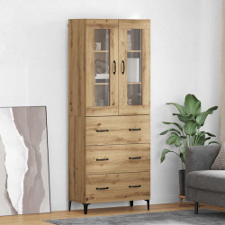 Highboard z szufladą Dąb rzemieślniczy 69,5 x 34 x 180 cm