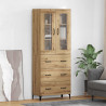 Highboard z szufladą Dąb rzemieślniczy 69,5 x 34 x 180 cm